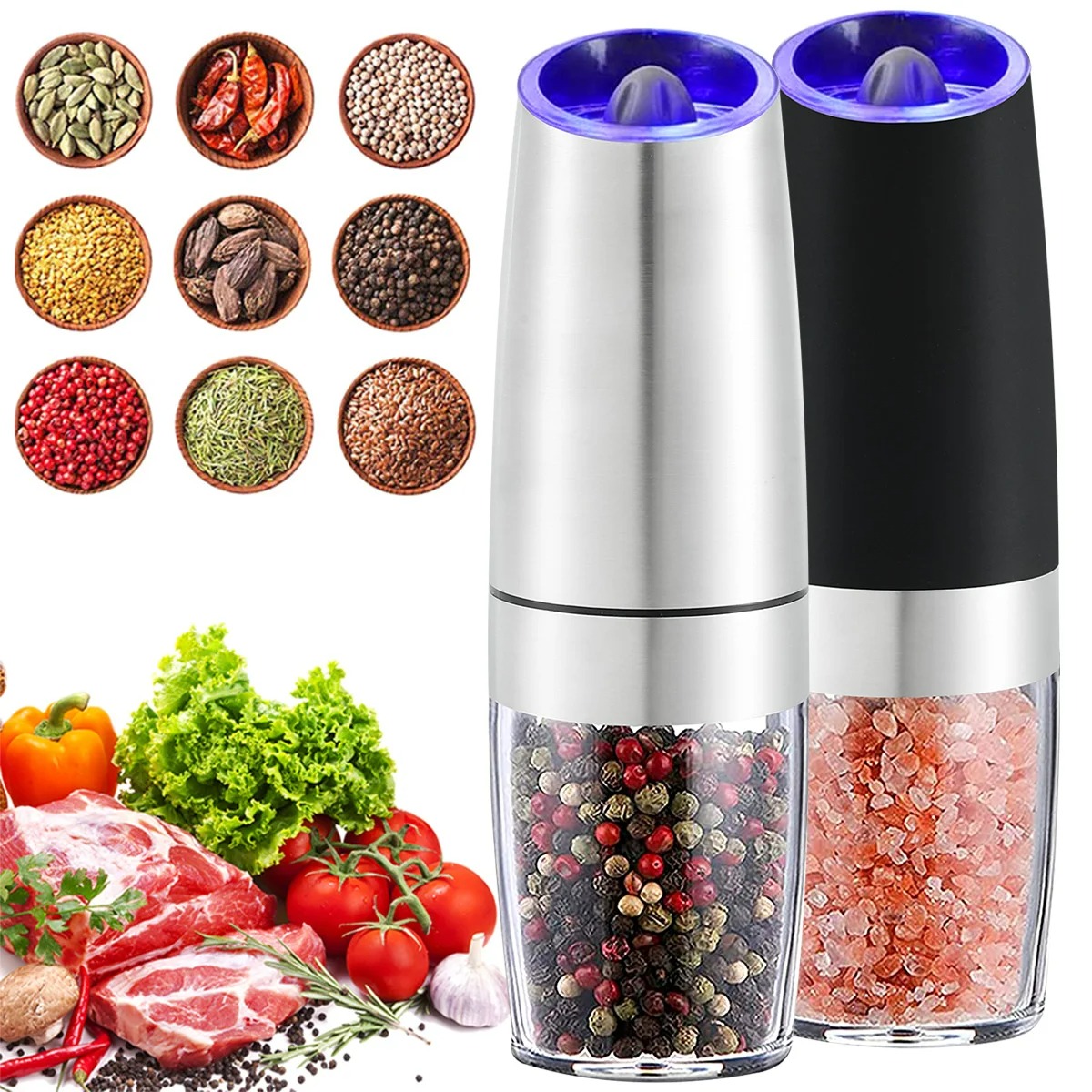 Kitchen Electronics Gadgets - 전기 고추 분쇄기 스테인레스 스틸 자동