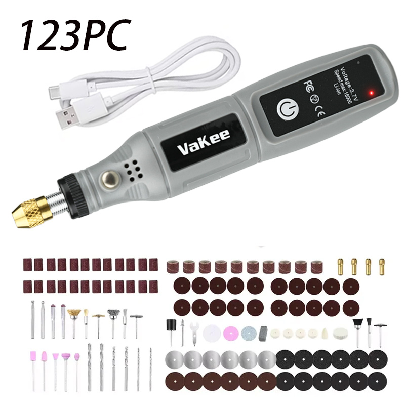 Electro Gadgets - Vakee 16000RPM 로터리 도구, 3.7V USB