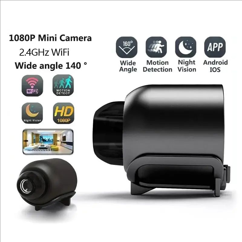 Compact Camera Mirrorless - 1080P HD 미니 카메라 WiFi 무선