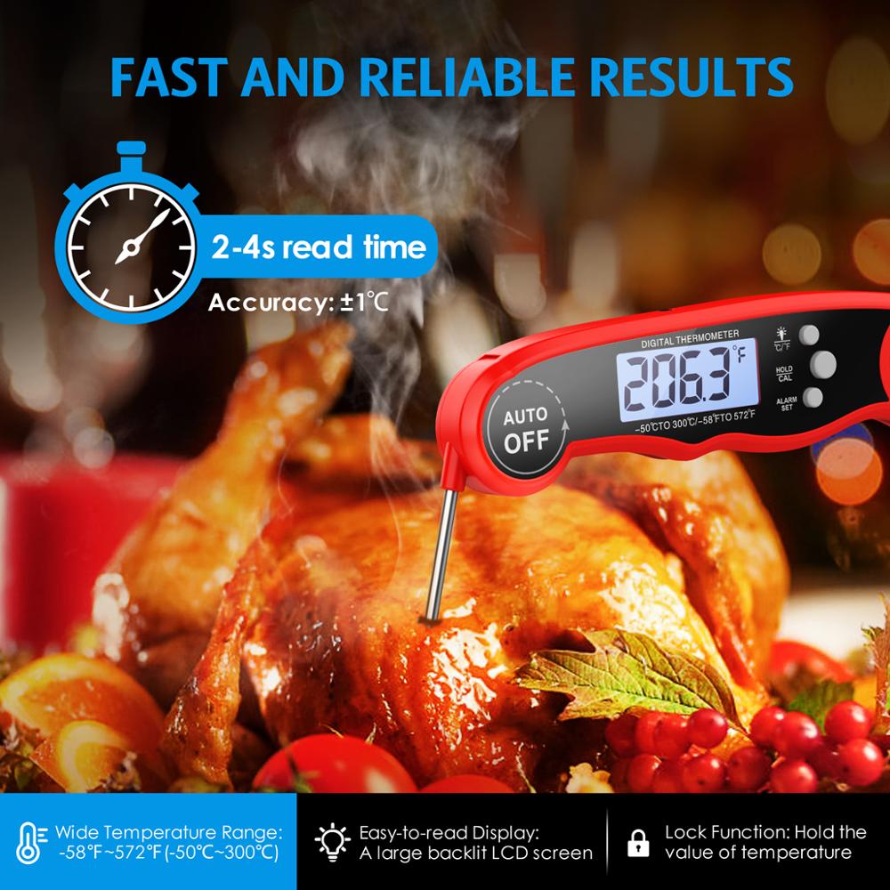 ORIA 식품 온도계 디지털 주방 바베큐 온도계 고기  - Kitchen Electronics Gadgets 리뷰 및 가격