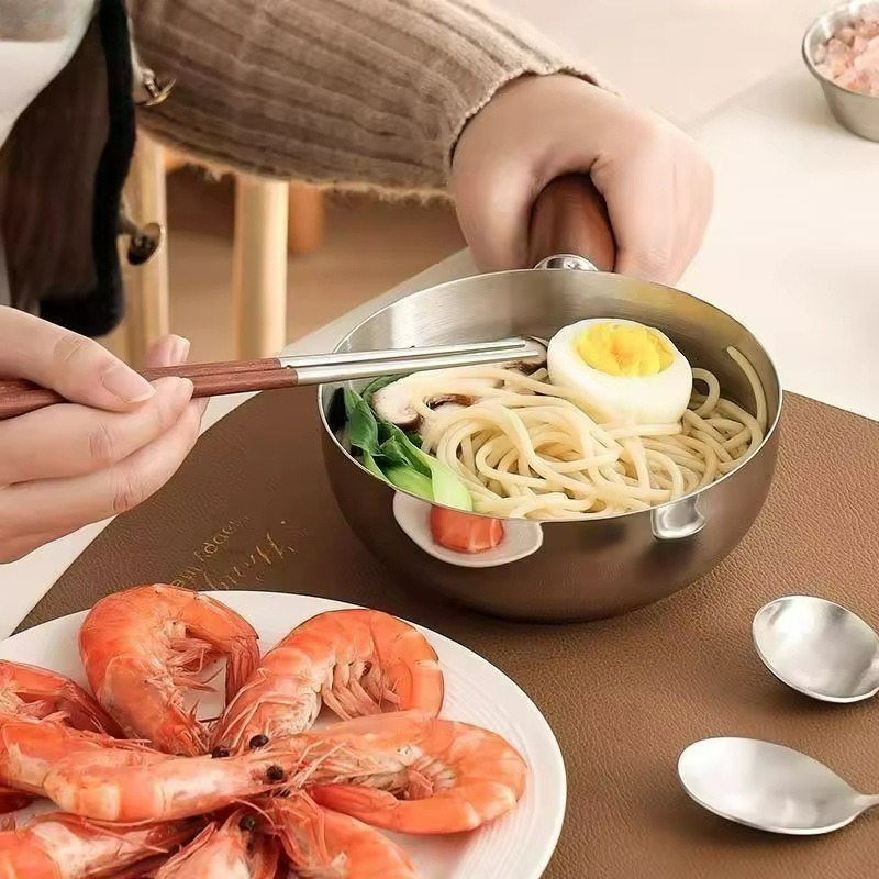 스테인리스 스틸 소스팬 우유냄비 호두나무 손잡이 달린  - Kitchen Electronics Gadgets 리뷰 및 가격