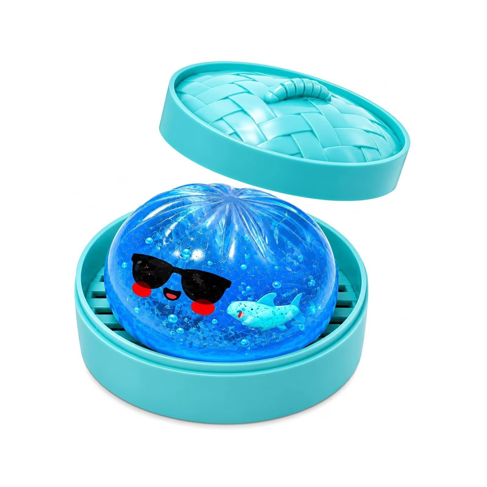 반짝이 상어 만두 모양 스퀴시 장난감 부드럽고 느린 반 - Electronics Latest Gadgets 리뷰 및 가격