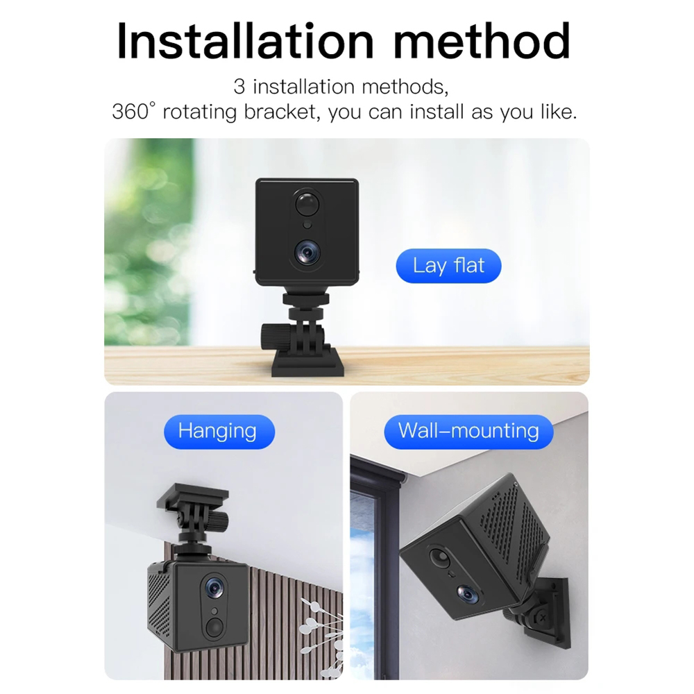 5MP 4G SIM 카드 미니 카메라 실내 야간 감시  - Compact Camera Mirrorless 리뷰 및 가격