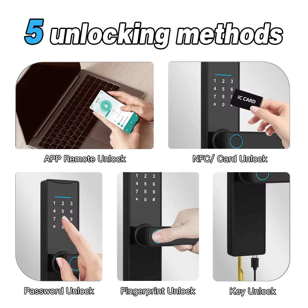 블루투스 호환 Tuya APP 스마트 도어 잠금 장치  - Unique Electronics Gadgets 리뷰 및 가격