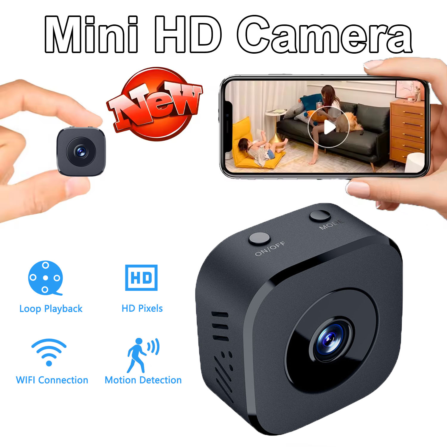보안 카메라 4K 미니 풀 컬러 나이트 비전 고화질 W - Compact Camera Mirrorless 리뷰 및 가격