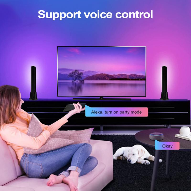 스마트 장식 RGB 조명, LED 주변 조명, 음성 제 - Rgb Desk Lamp Smart 리뷰 및 가격