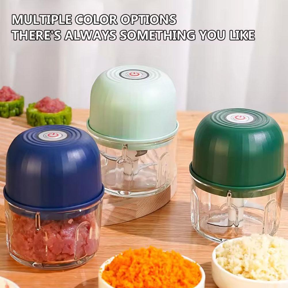 미니 전기 마늘 다지기 휴대용 USB 충전 푸드 프로세 - Kitchen Electronics Gadgets 리뷰 및 가격