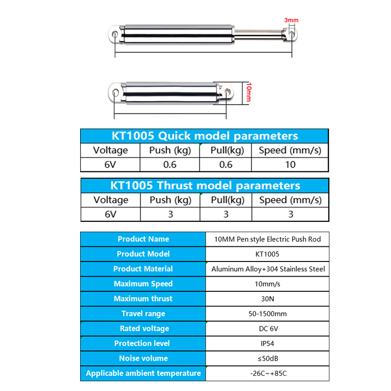 10mm 선형 액추에이터 접이식 펜 타입 10/20/3 - Electro Gadgets 리뷰 및 가격