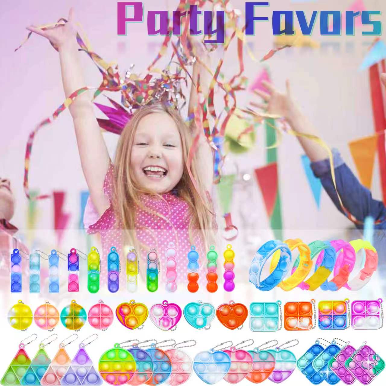 미니 팝 키체인 피젯 토이 - 어린이 생일 파티 선물, - Electronics Latest Gadgets 리뷰 및 가격