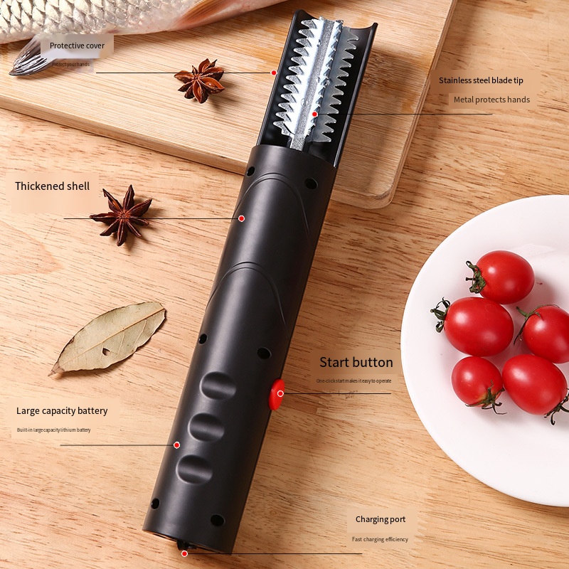 휴대용 전기 생선 비늘 제거기 방수 USB 충전식 생선 - Kitchen Electronics Gadgets 리뷰 및 가격