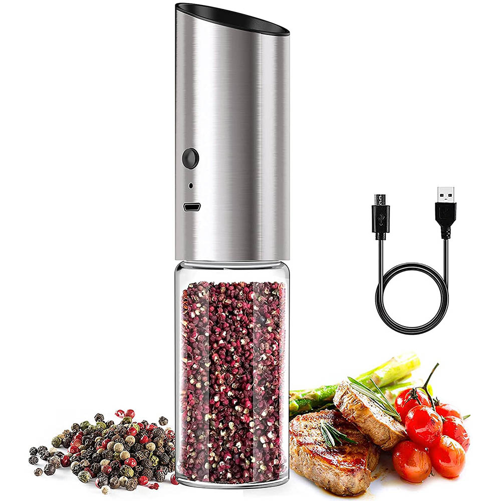 전기 소금과 후추 분쇄기 세트 USB 충전식 Eletr - Kitchen Electronics Gadgets 리뷰 및 가격