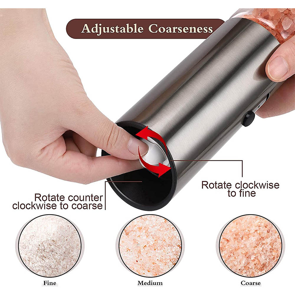 전기 소금과 후추 분쇄기 세트 USB 충전식 Eletr - Kitchen Electronics Gadgets 리뷰 및 가격