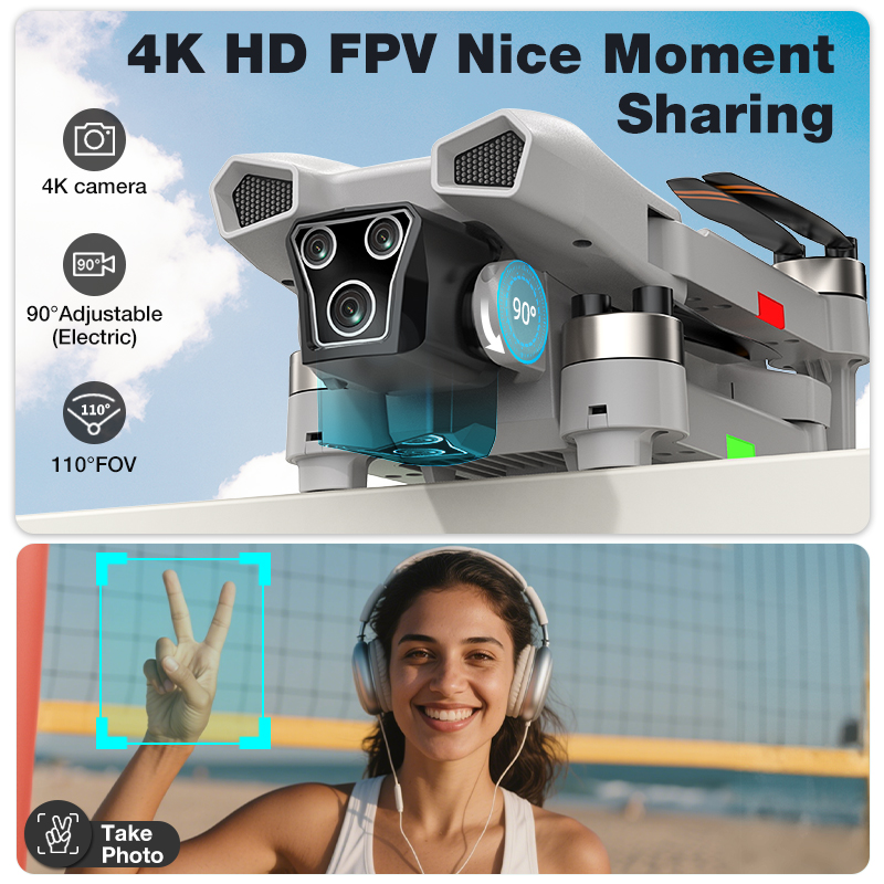 L017 프로 드론 미니 접이식 쿼드콥터 8K 프로페셔 - Electronics And Gadgets H 리뷰 및 가격
