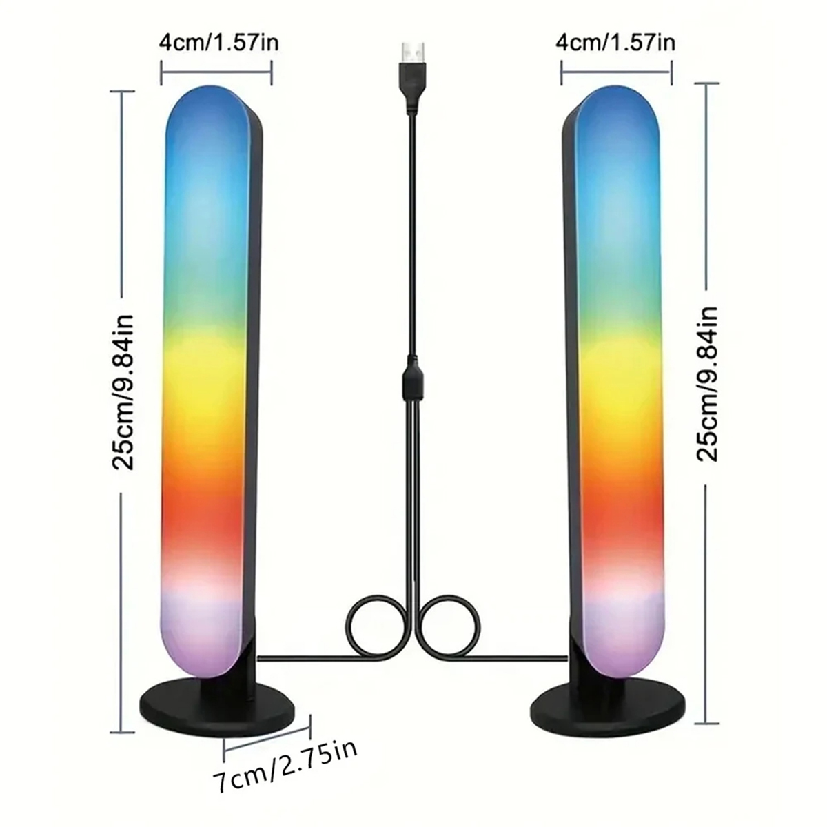 원격 제어 음악과 스마트 Led 스트립 조명 게임 TV - Rgb Desk Lamp Smart 리뷰 및 가격