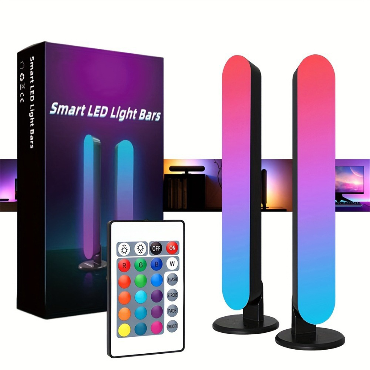 원격 제어 음악과 스마트 Led 스트립 조명 게임 TV - Rgb Desk Lamp Smart 리뷰 및 가격