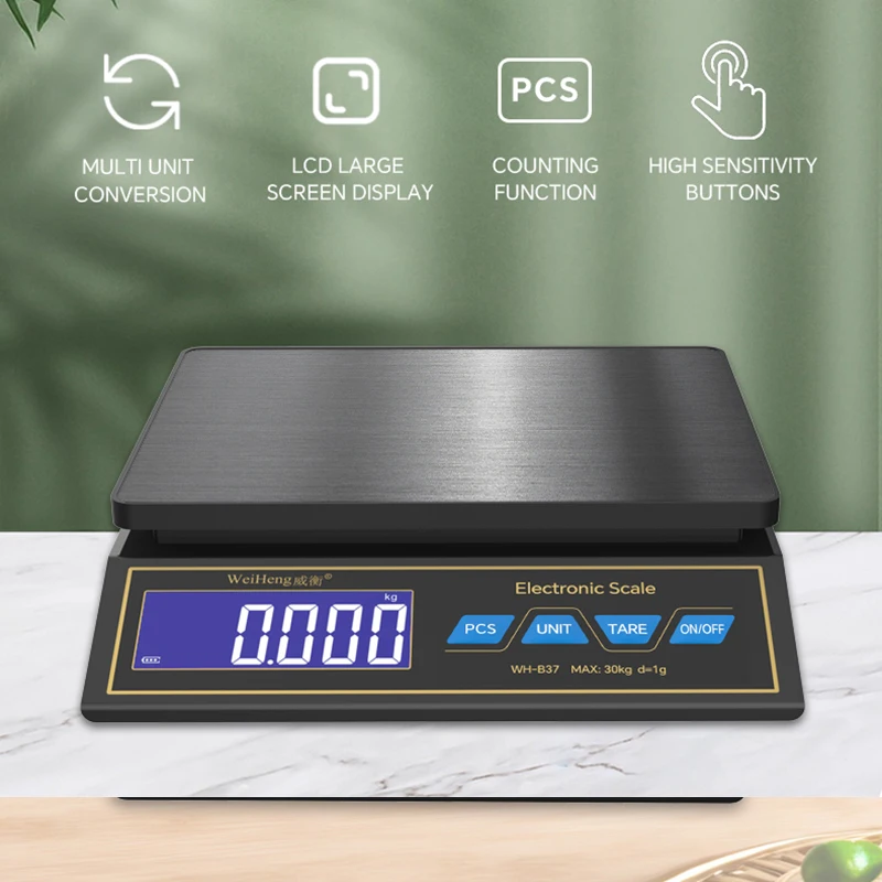 LCD 디지털 주방 저울 30kg/1g 충전식 스테인리 - Unique Electronics Gadgets 리뷰 및 가격