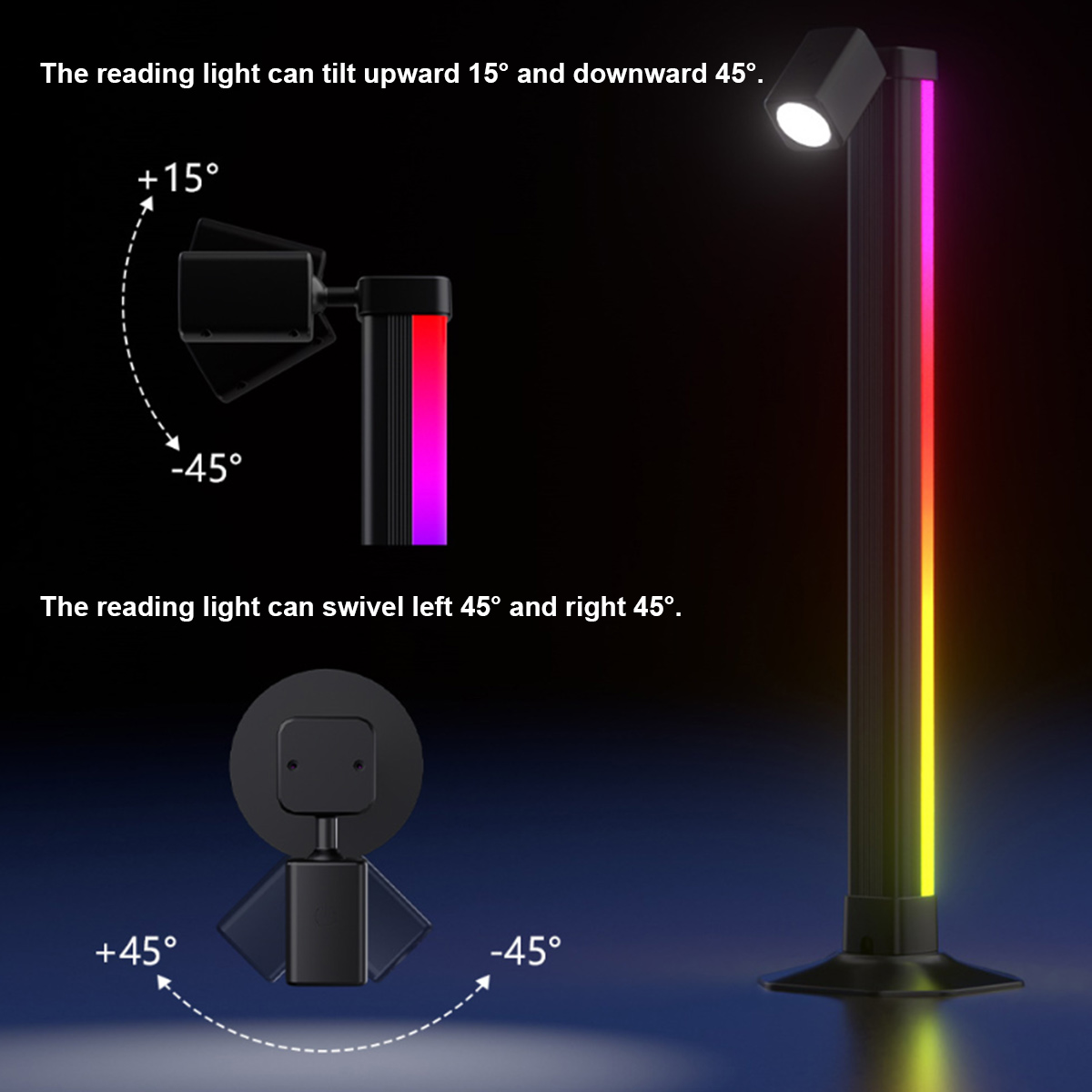 스마트 라이트 바 LED RGB 음악 동기화 앱 제어  - Rgb Desk Lamp Smart 리뷰 및 가격