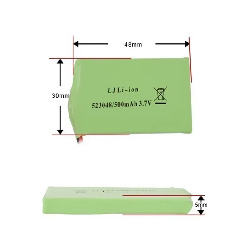 3.7V 500mAh 523048 리튬 이온 배터리 + - Electro Gadgets 리뷰 및 가격